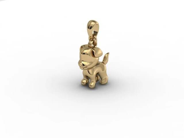 dog pendant 3D Print Model .c4d .max .obj .3ds .fbx .stl .blend 