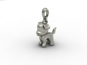 dog pendant Modello di stampa 3D