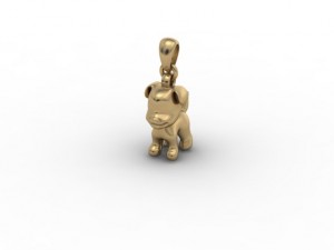 dog pendant Modello di stampa 3D