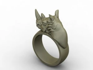 rhino ring 3D Print Model
