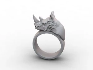 rhino ring 3D Print Model