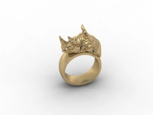 rhino ring 3D Print Model