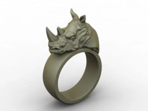 rhino ring 3D Print Model