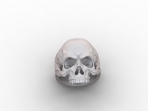 skull ring Modèles 3D en vedette
