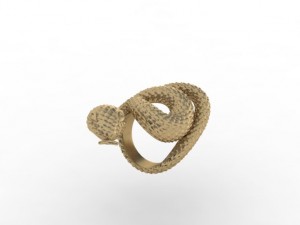snake ring Modelo de Impressão 3D