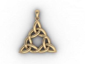 celtic pendant 3D Print Model