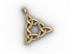 celtic pendant Model Cetak 3D