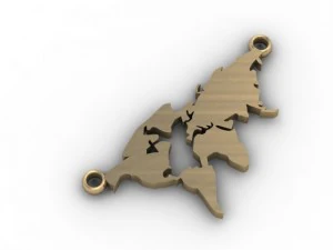 world necklace 3D Print Model