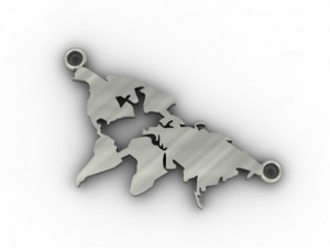 world necklace 3D Print Model