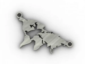 world necklace 3D Print Model