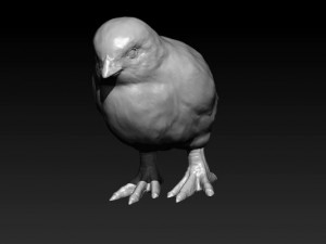 chick 3D Модель