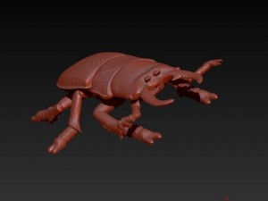 stagbeetle scarab 3D-Modell