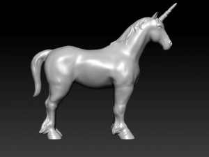 unicorn Model 3D