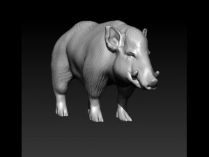 wild boar 3D 모델