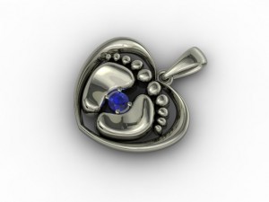 foot pendant 3D 打印模型