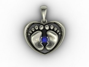 foot pendant 3D 打印模型