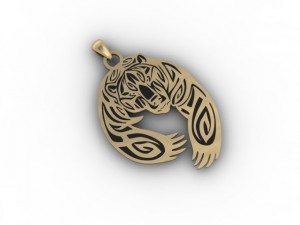bear pendant Modèles 3D en vedette