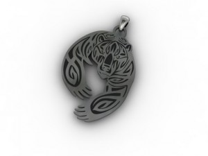 bear pendant Modèles 3D en vedette