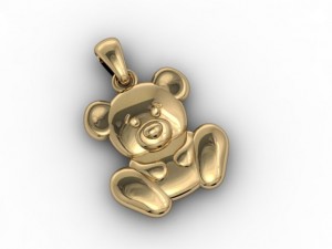 baby bear pendant 3D Print Model