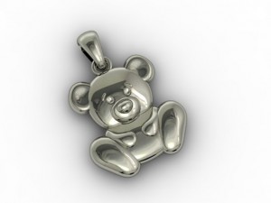 baby bear pendant 3D प्रिंट मॉडल