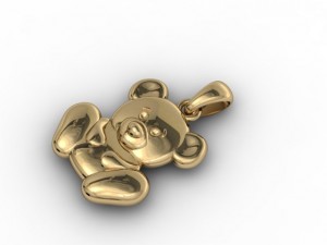 baby bear pendant 3D प्रिंट मॉडल