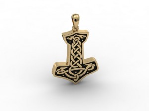 thor hammer pendant 3D प्रिंट मॉडल