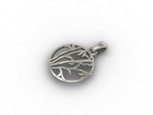 bamboo pendant Model Cetak 3D