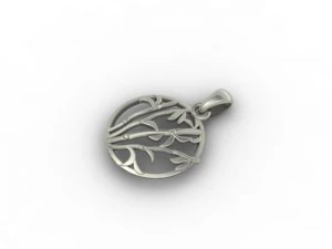 bamboo pendant 3D Print Model