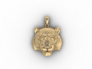 tiger pendant 3D Принт Модель