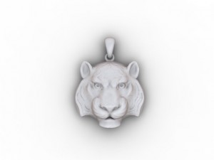tiger pendant 3D Принт Модель