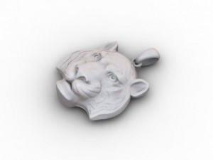 tiger pendant 3D Принт Модель