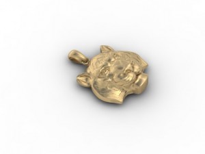 tiger pendant 3D Принт Модель