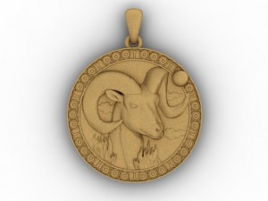 aries pendant 3D Принт Модель