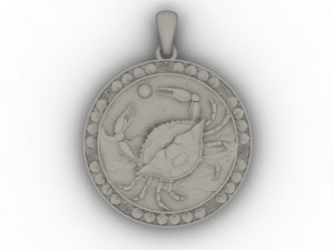 cancer pendant 3D Print Model