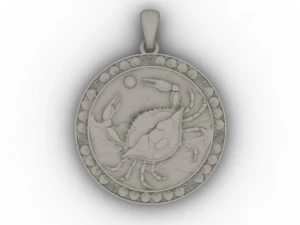 cancer pendant 3D Print Model