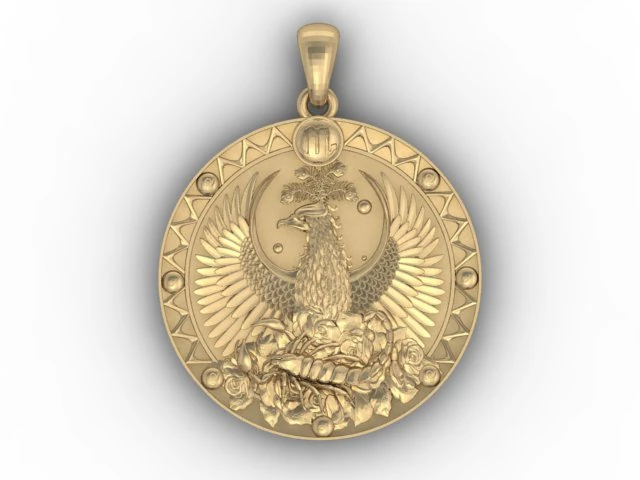 scorpion pendant 3D Print Model .c4d .max .obj .3ds .fbx .stl .blend