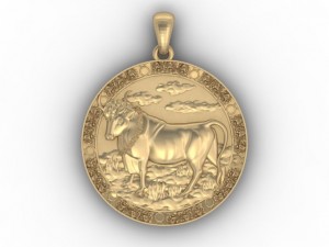 taurus pendant 3D Print Model