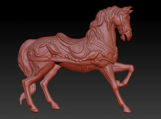 horse 3D Модель .c4d .max .obj .3ds .fbx .stl .blend 
