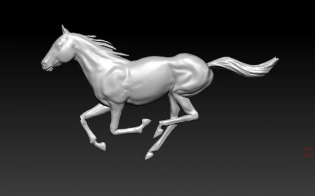 horse running 3D Model .c4d .max .obj .3ds .fbx .stl .blend 