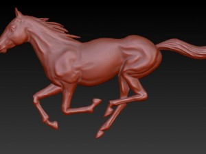 horse running 3D Model