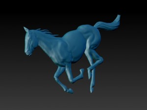 horse running 3D Model