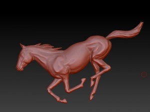 horse running 3D Model
