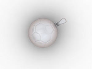 football ball pendant 3D Принт Модель