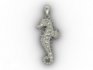 seahorse pendant 3D Принт Модель