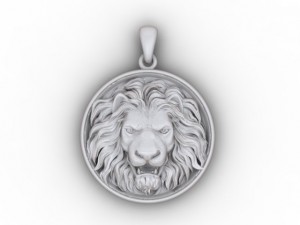 lion pendant 3D Print Model