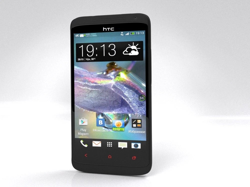 htc one x 64gb 3D Model .c4d .max .obj .3ds .fbx .stl .blend 