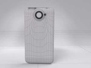 htc one x 64gb 3D मॉडल