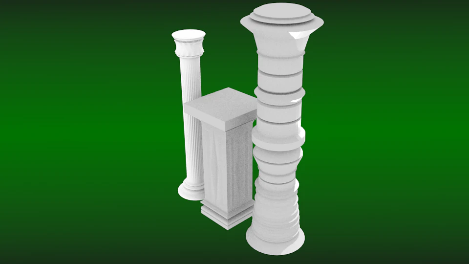 dos puntos Modelo 3D .c4d .max .obj .3ds .fbx .stl .blend 