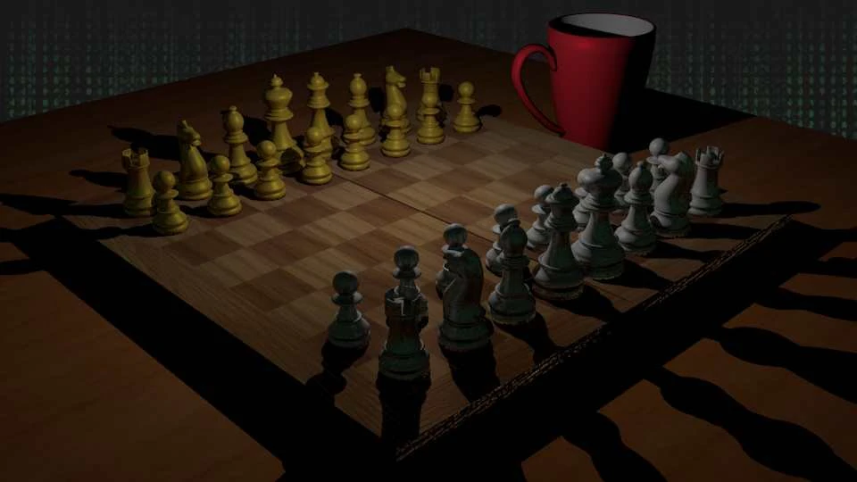 3d chess 3D Model .c4d .max .obj .3ds .fbx .stl .blend 