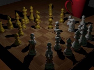 3d chess Modelo 3D